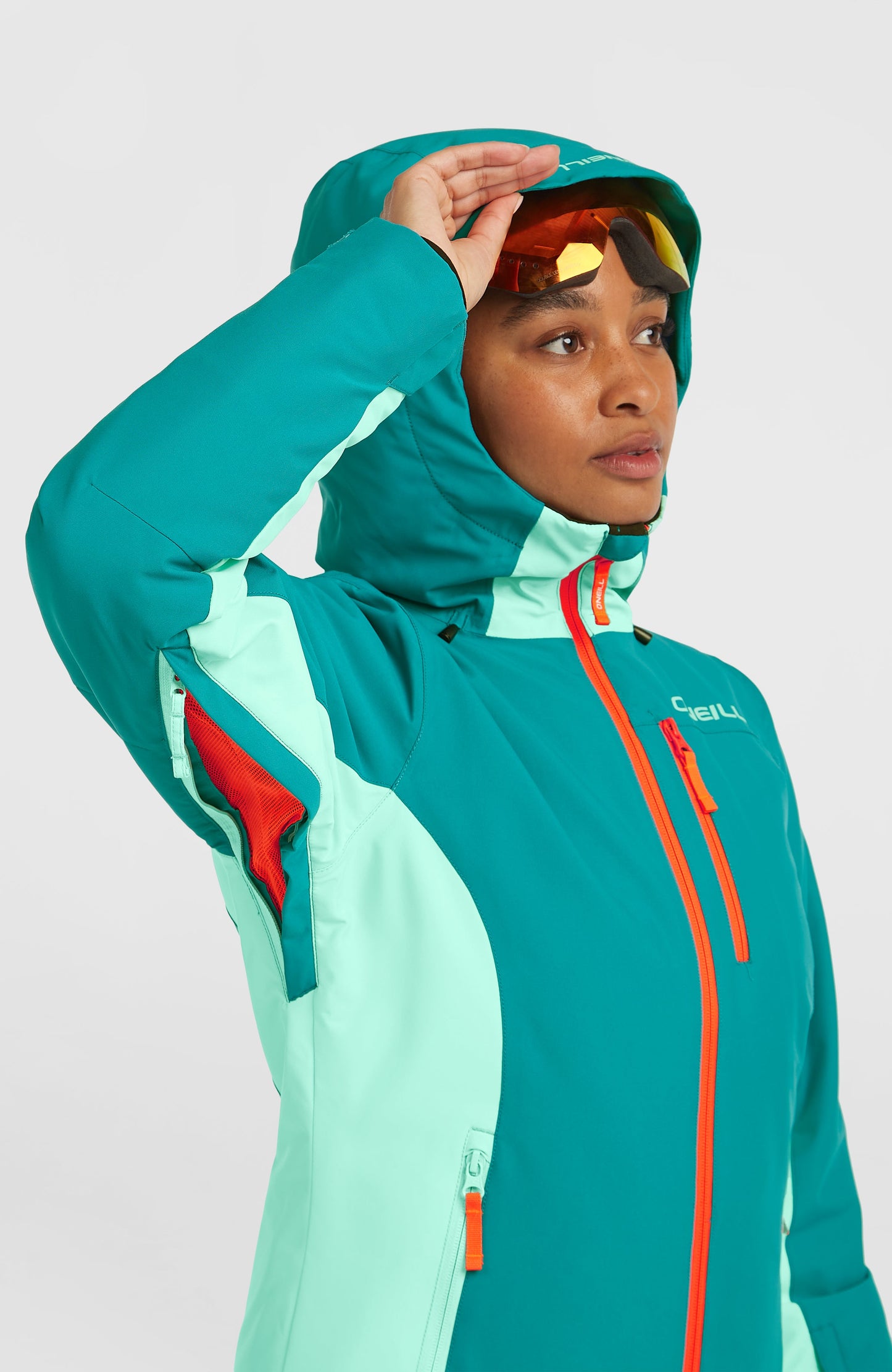 FWC'Cruz Duo Snow Jacket Women Island Breeze Colour Block