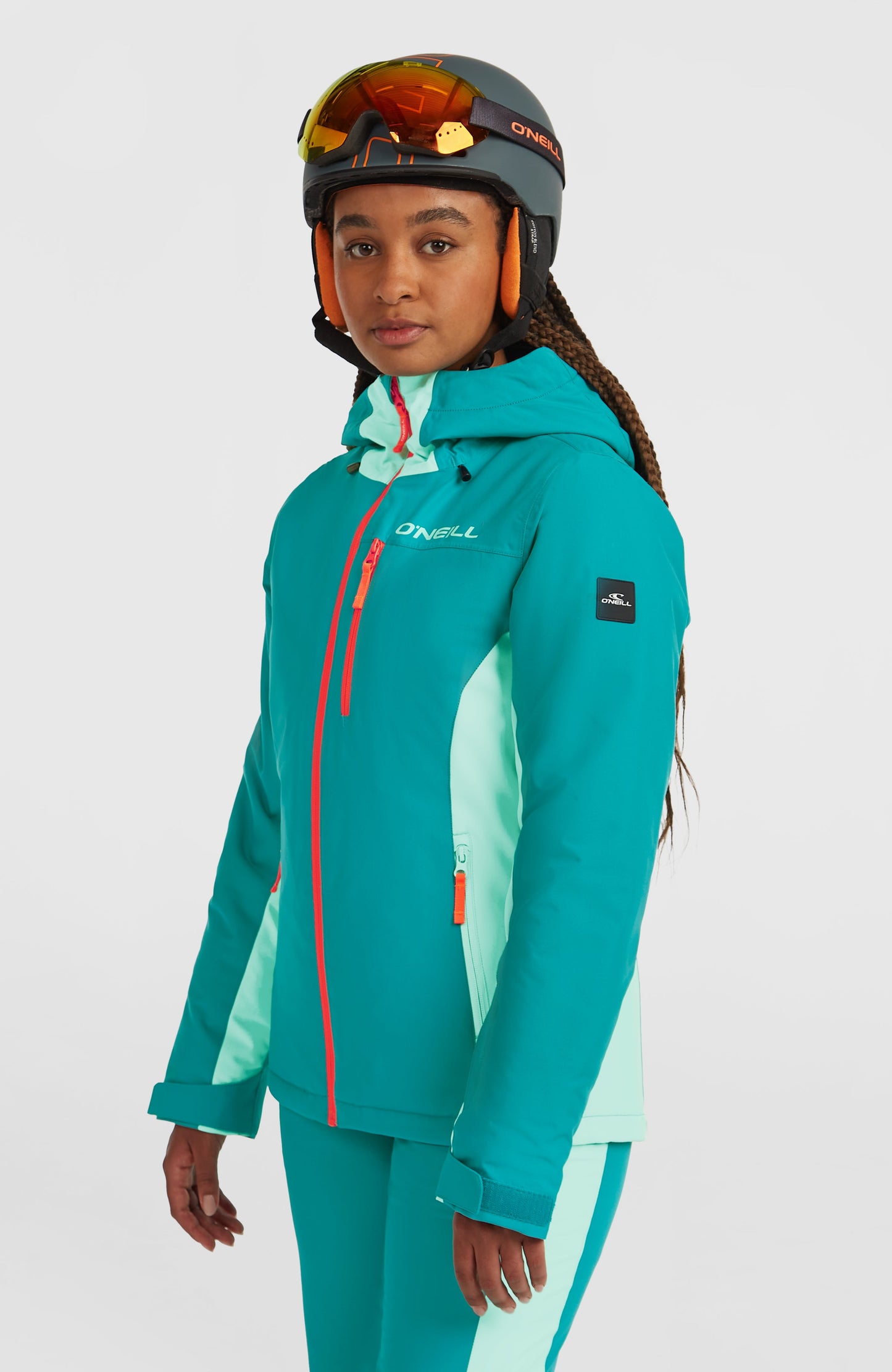 FWC'Cruz Duo Snow Jacket Women Island Breeze Colour Block