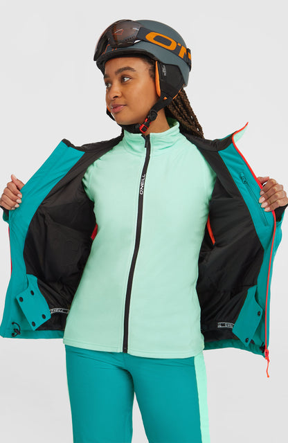 FWC'Cruz Duo Snow Jacket Women Island Breeze Colour Block