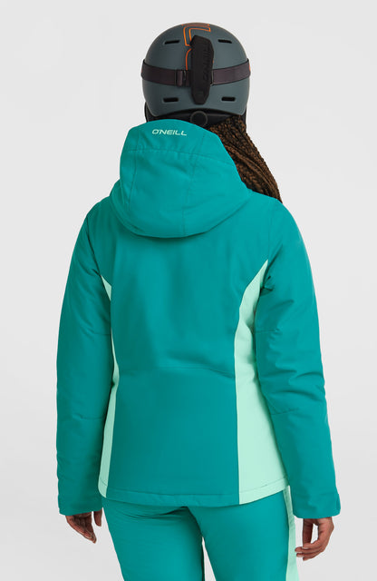 FWC'Cruz Duo Snow Jacket Women Island Breeze Colour Block