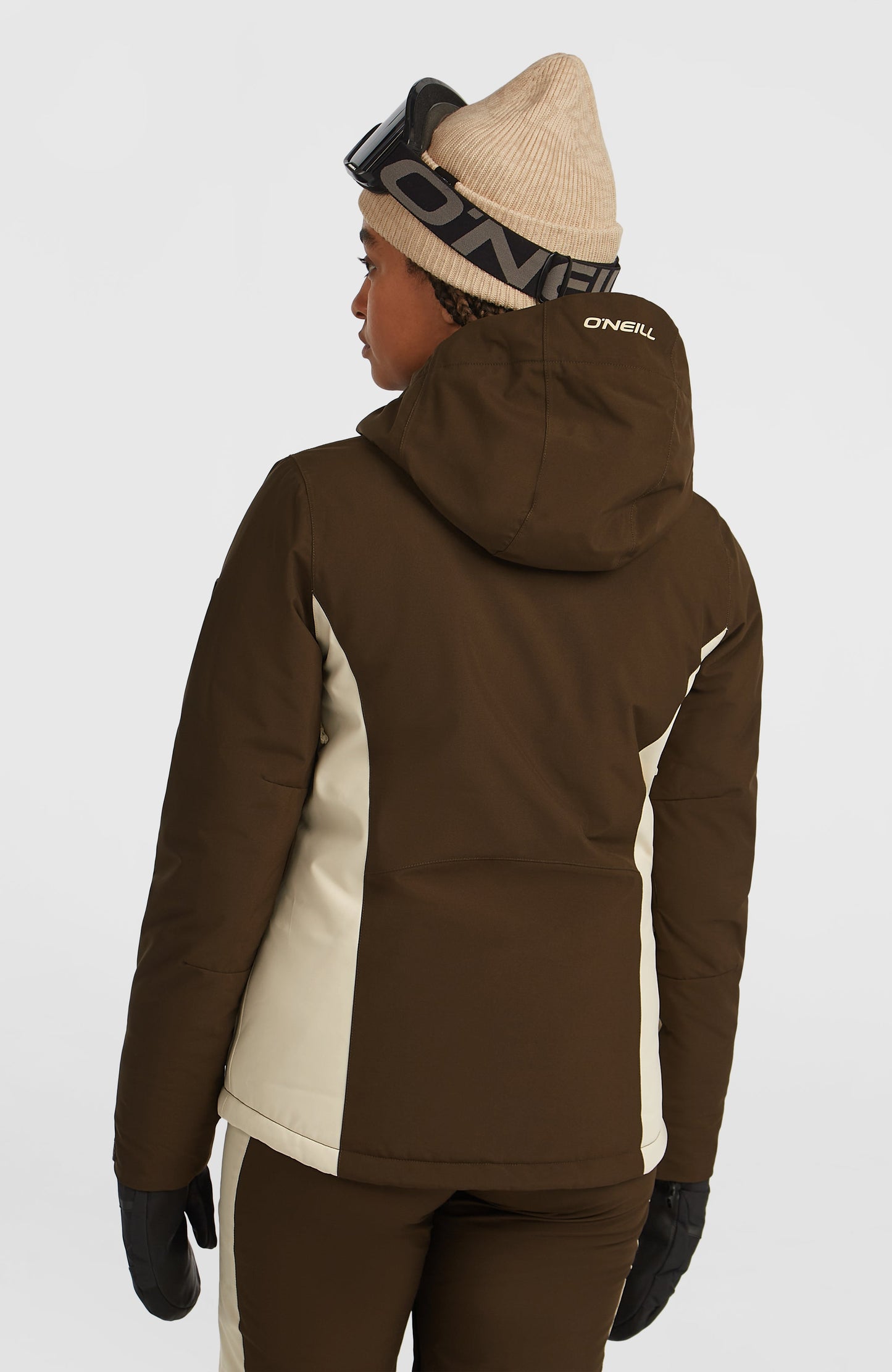 FWC'Cruz Duo Snow Jacket Women Coffee Bean Colour Block