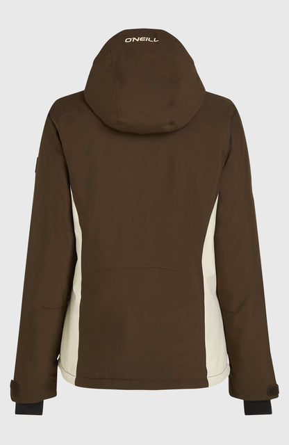 FWC'Cruz Duo Snow Jacket Women Coffee Bean Colour Block