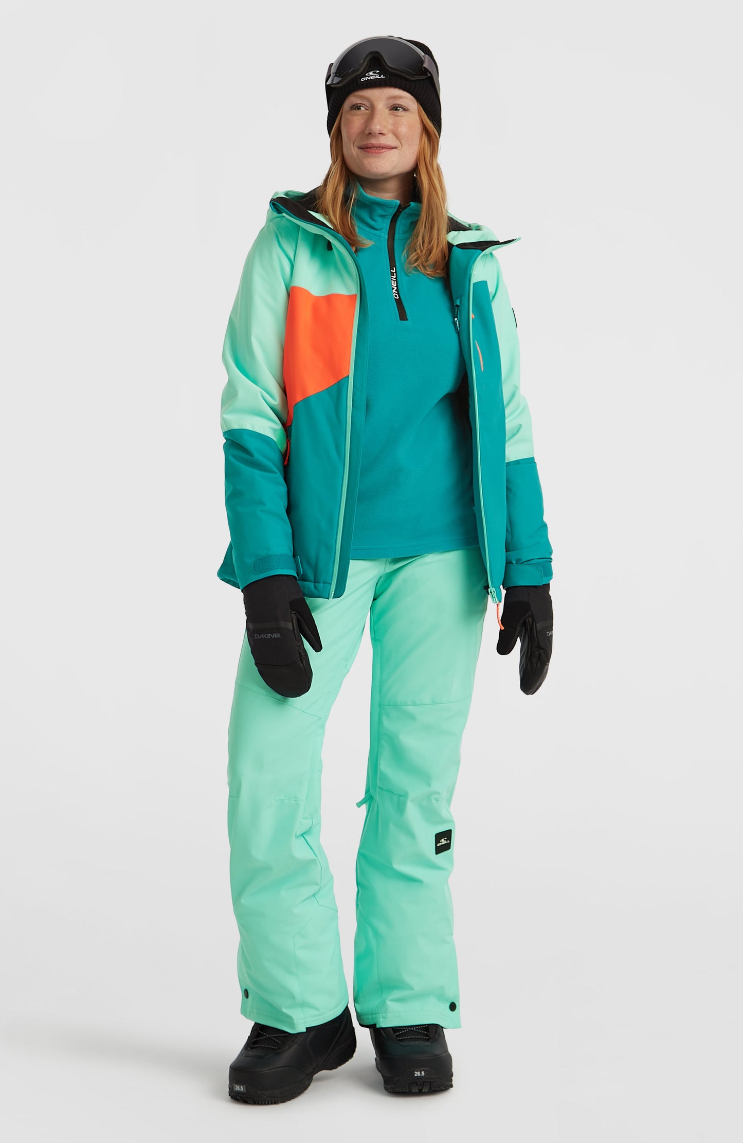 FWC'Cruz Triple Snow Jacket Women Retro Mint Colour Block