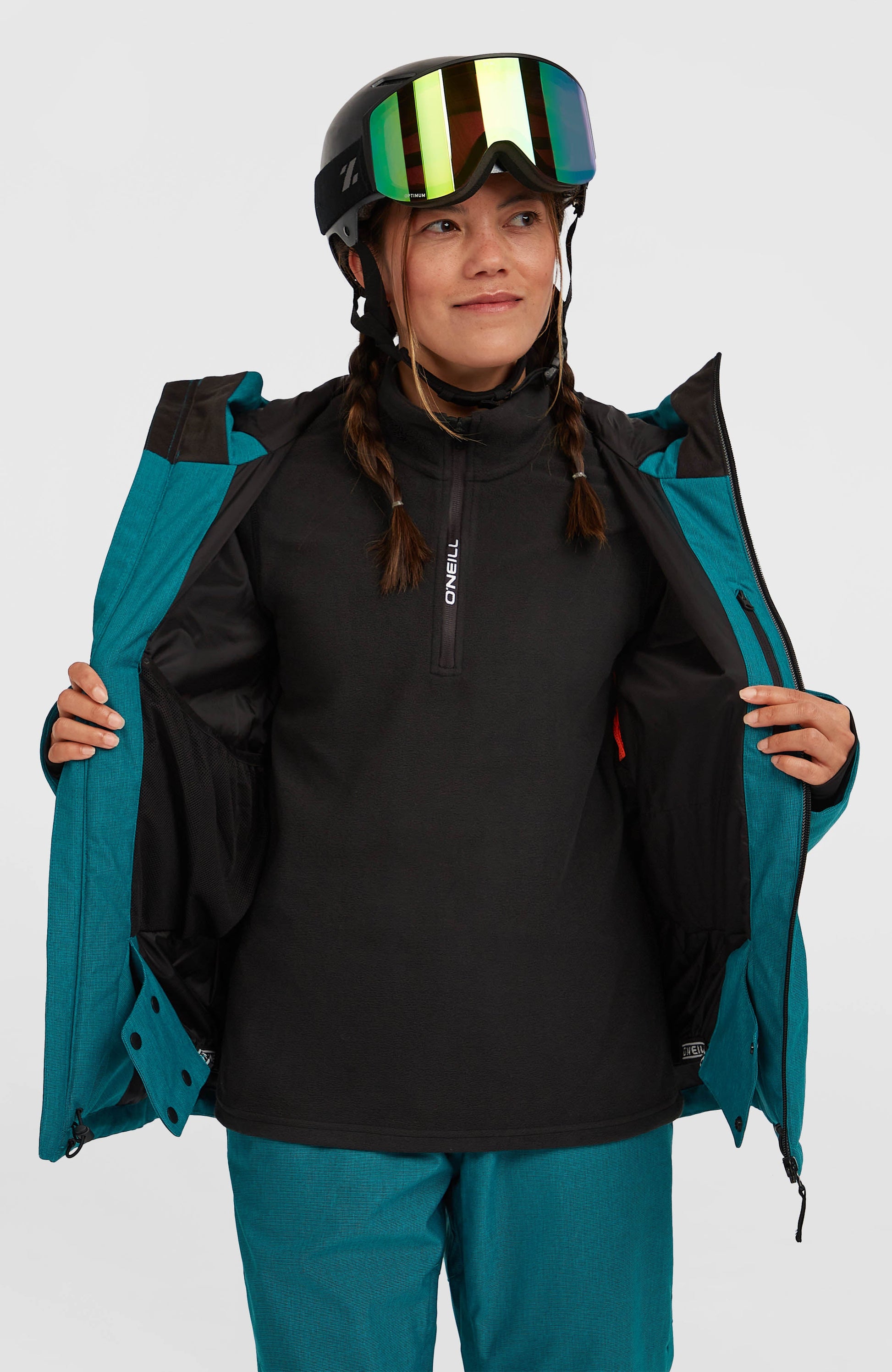 FWC'Cruz Melange Snow Jacket Women Island Breeze