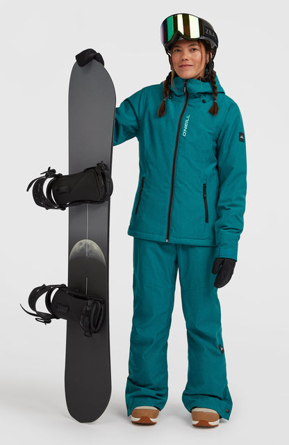 FWC'Cruz Melange Snow Jacket Women Island Breeze