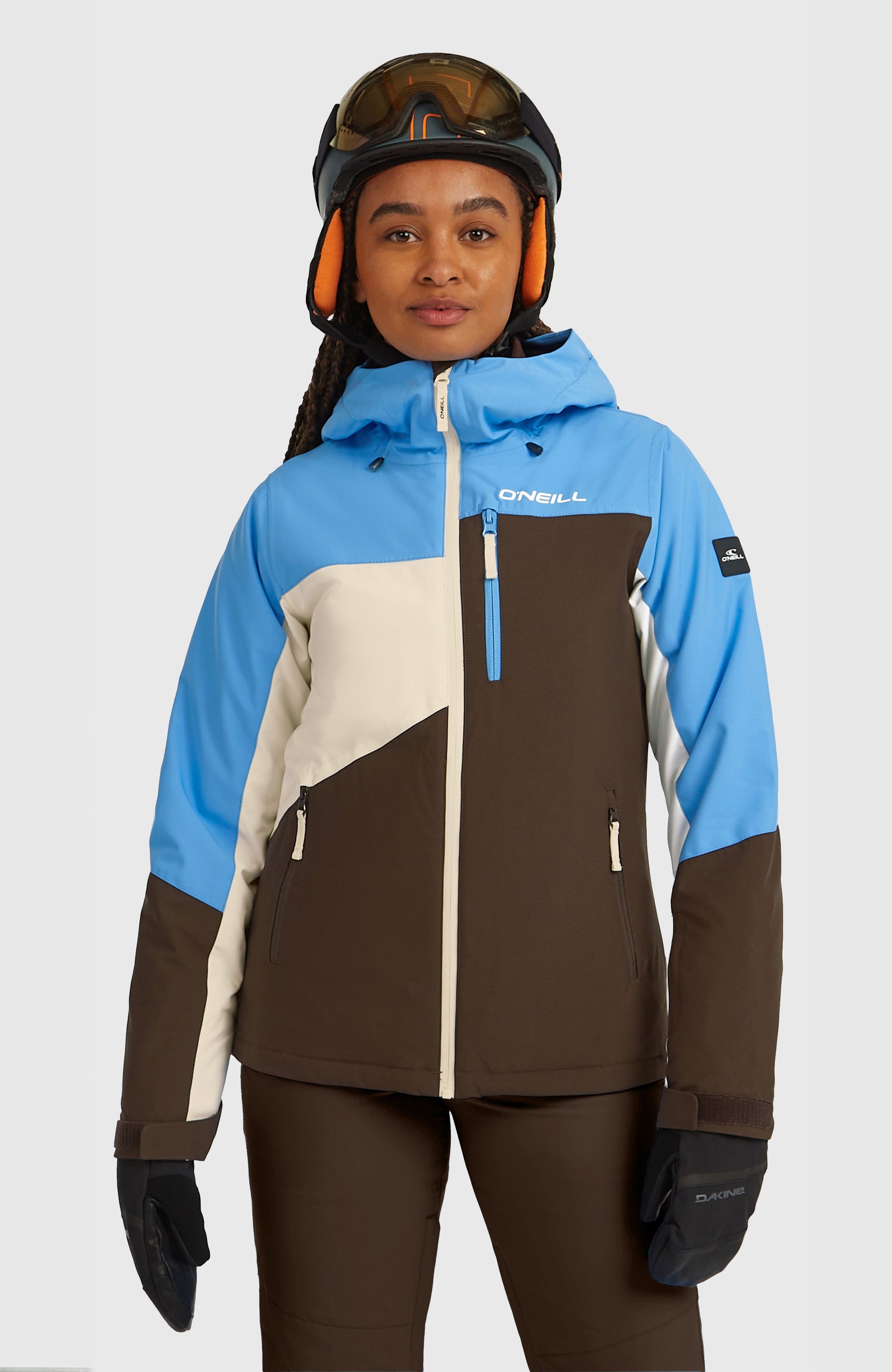 FWC'Cruz Triple Snow Jacket Women Blue Poppy Colour Block
