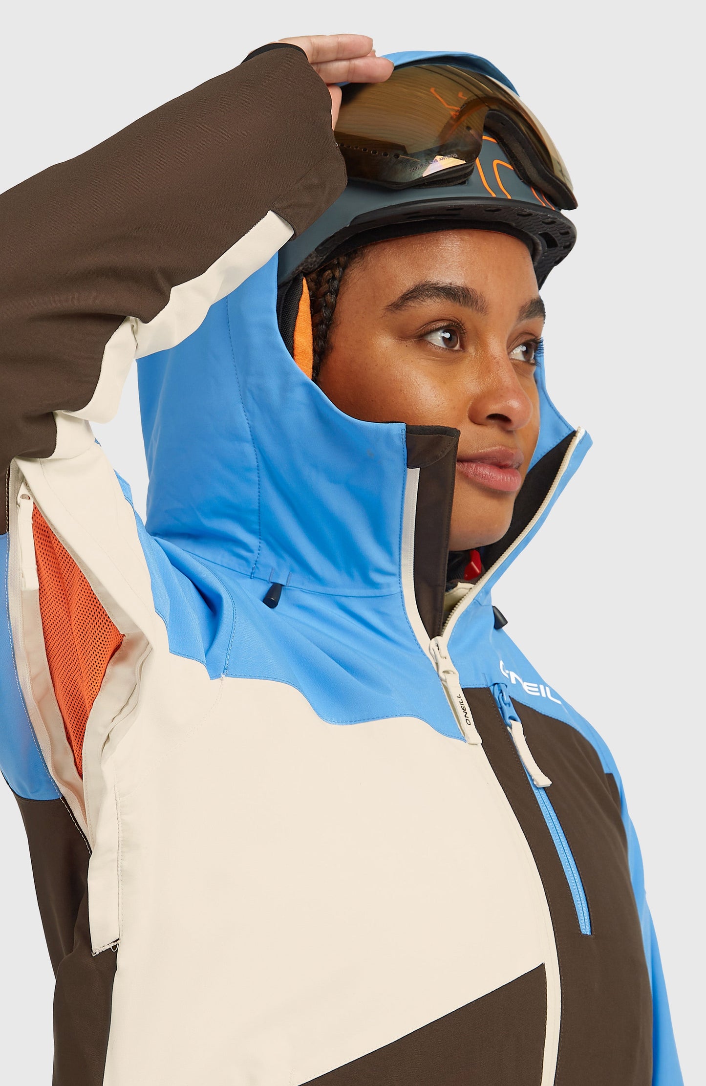 FWC'Cruz Triple Snow Jacket Women Blue Poppy Colour Block