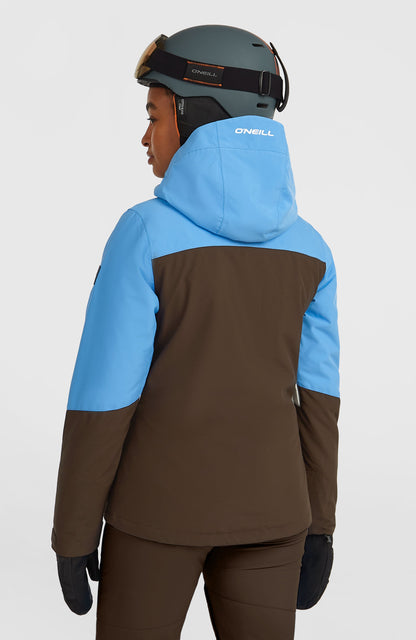 FWC'Cruz Triple Snow Jacket Women Blue Poppy Colour Block