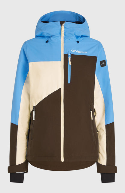 FWC'Cruz Triple Snow Jacket Women Blue Poppy Colour Block