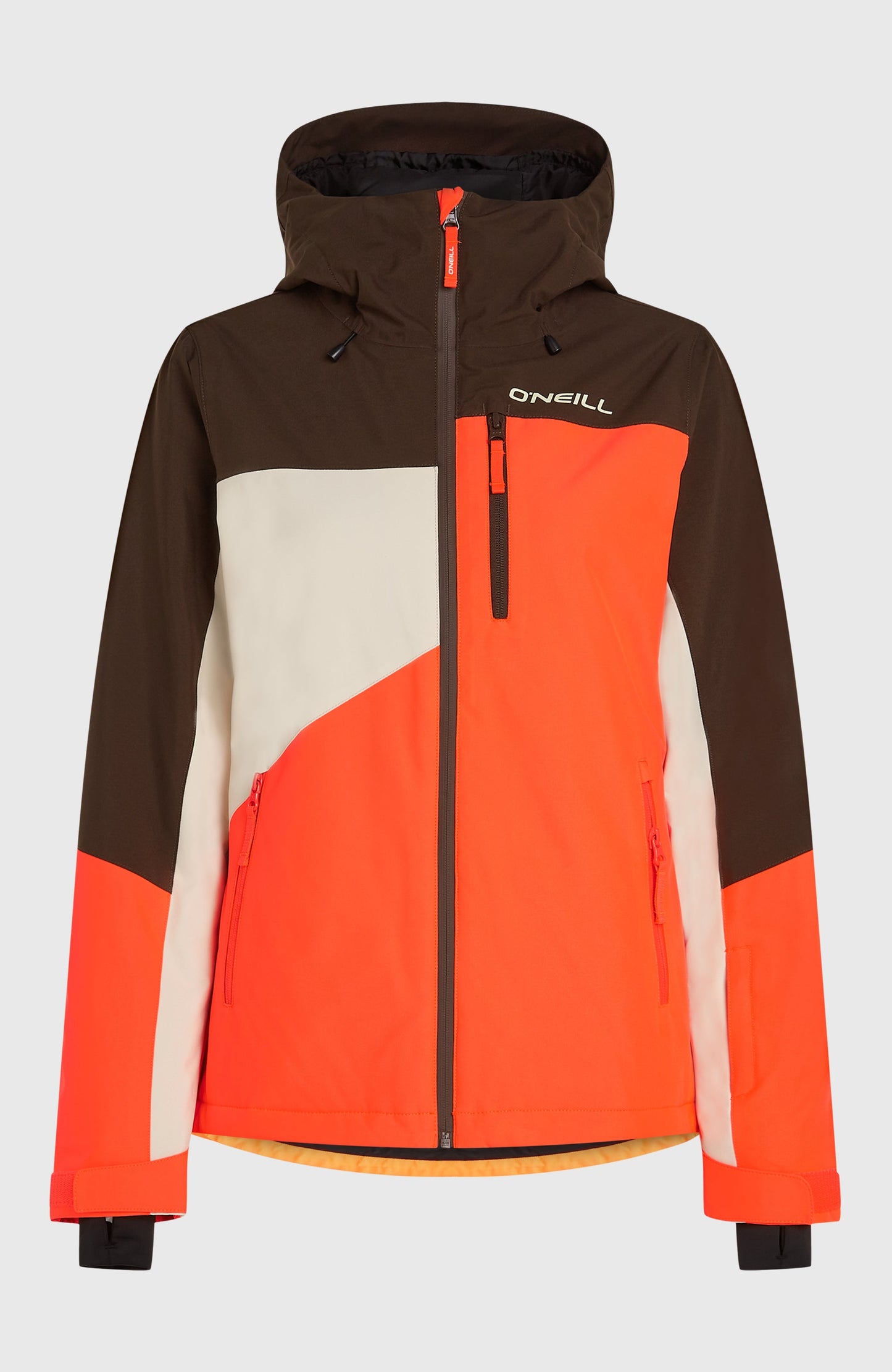 FWC'Cruz Triple Snow Jacket Women Coffee Bean Colour Block