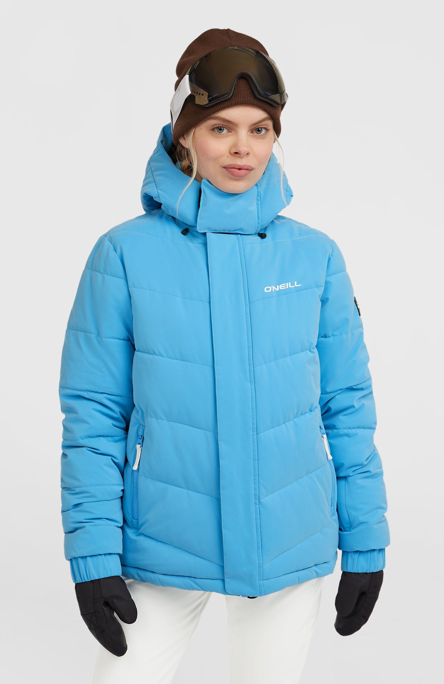 FWC'Cruz Hybrid Puffer Snow Jacket Women Blue Poppy