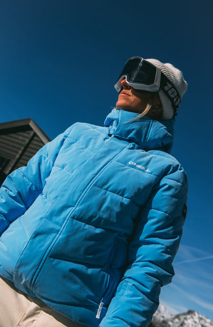 FWC'Cruz Hybrid Puffer Snow Jacket Women Blue Poppy