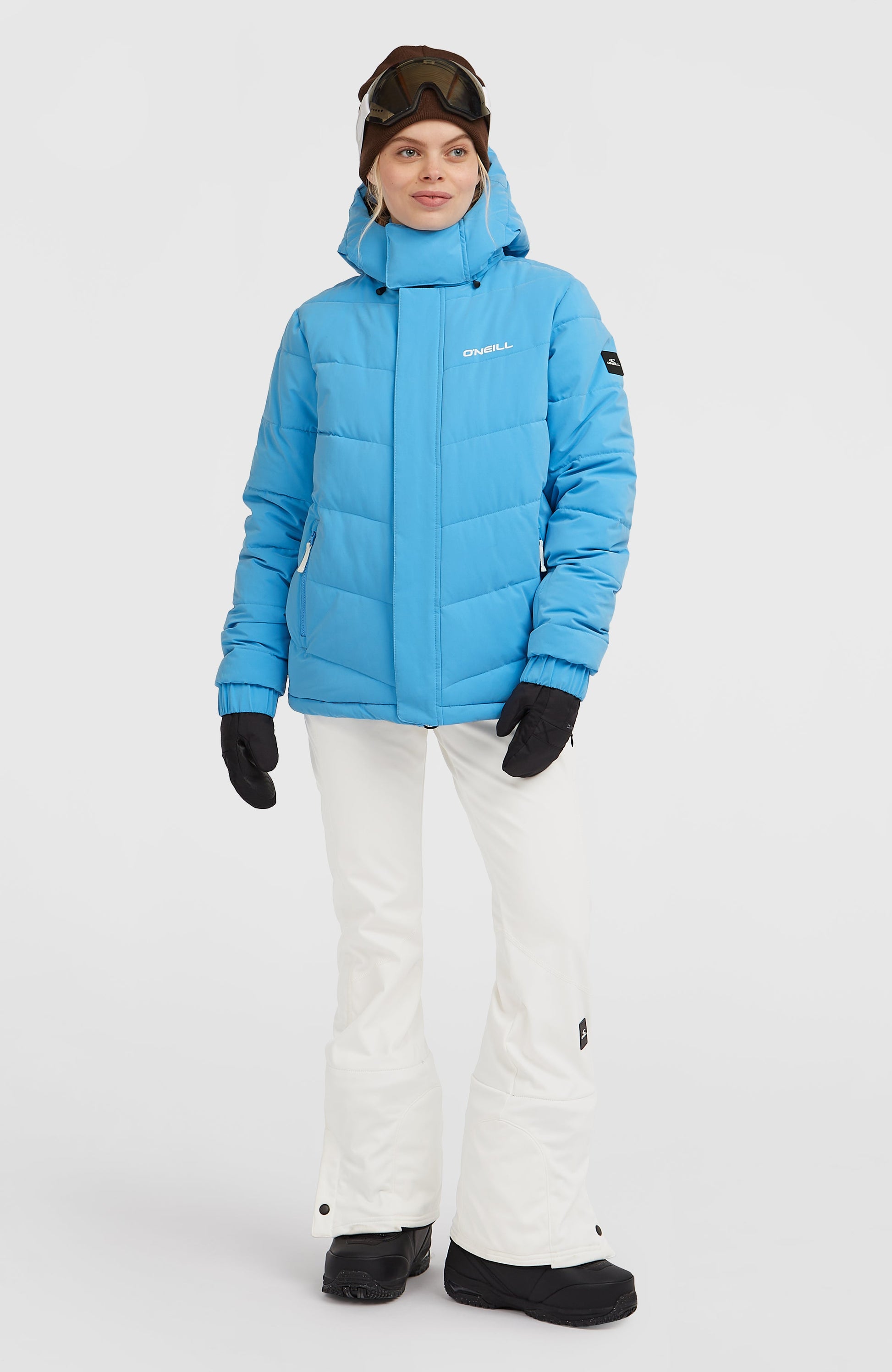 FWC'Cruz Hybrid Puffer Snow Jacket Women Blue Poppy