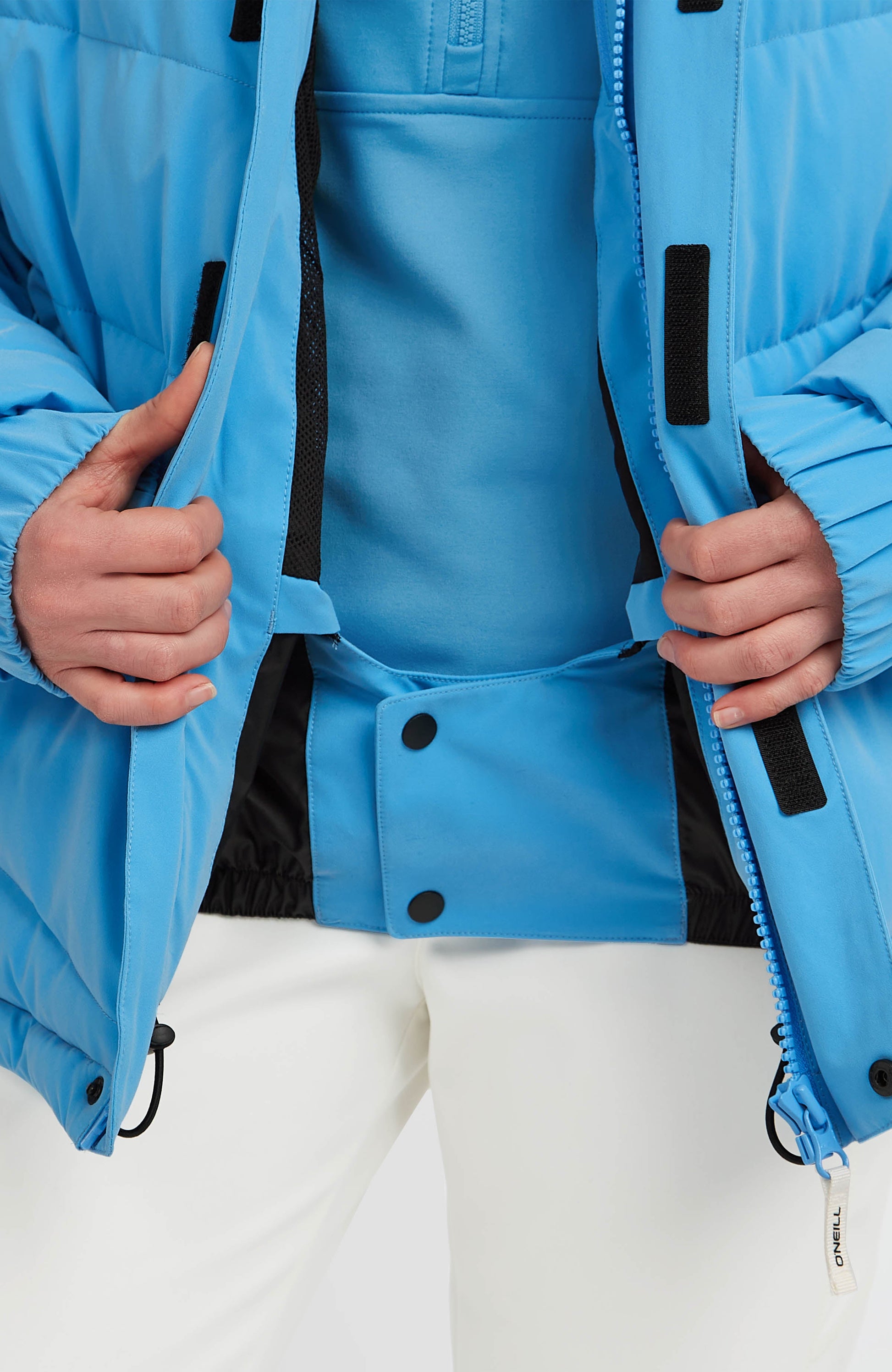 FWC'Cruz Hybrid Puffer Snow Jacket Women Blue Poppy