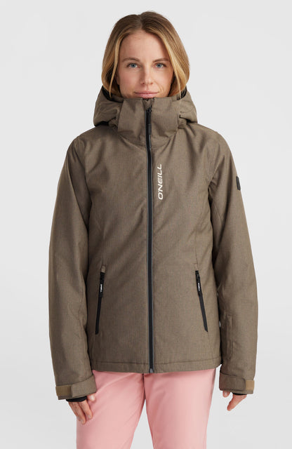 Stuvite Snow Jacket Women Concrete