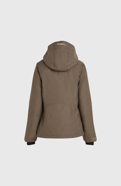 Stuvite Snow Jacket Women Concrete