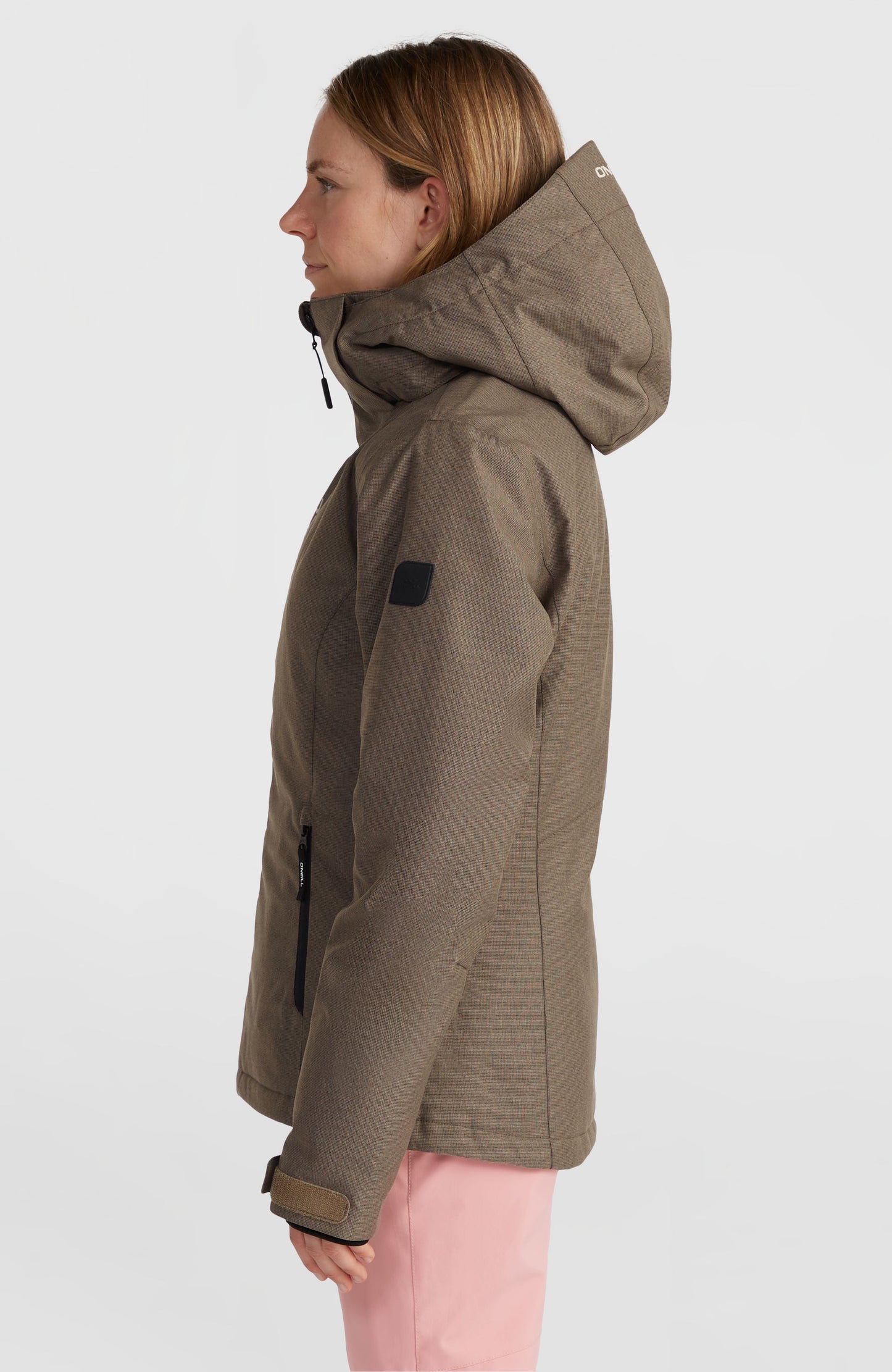 Stuvite Snow Jacket Women Concrete