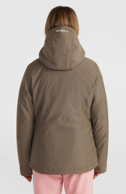 Stuvite Snow Jacket Women Concrete