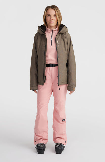 Stuvite Snow Jacket Women Concrete