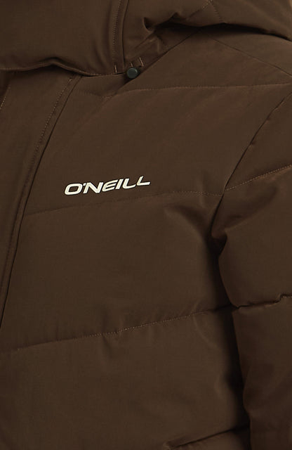 FWC'Cruz Hybrid Puffer Snow Jacket Women Coffee Bean