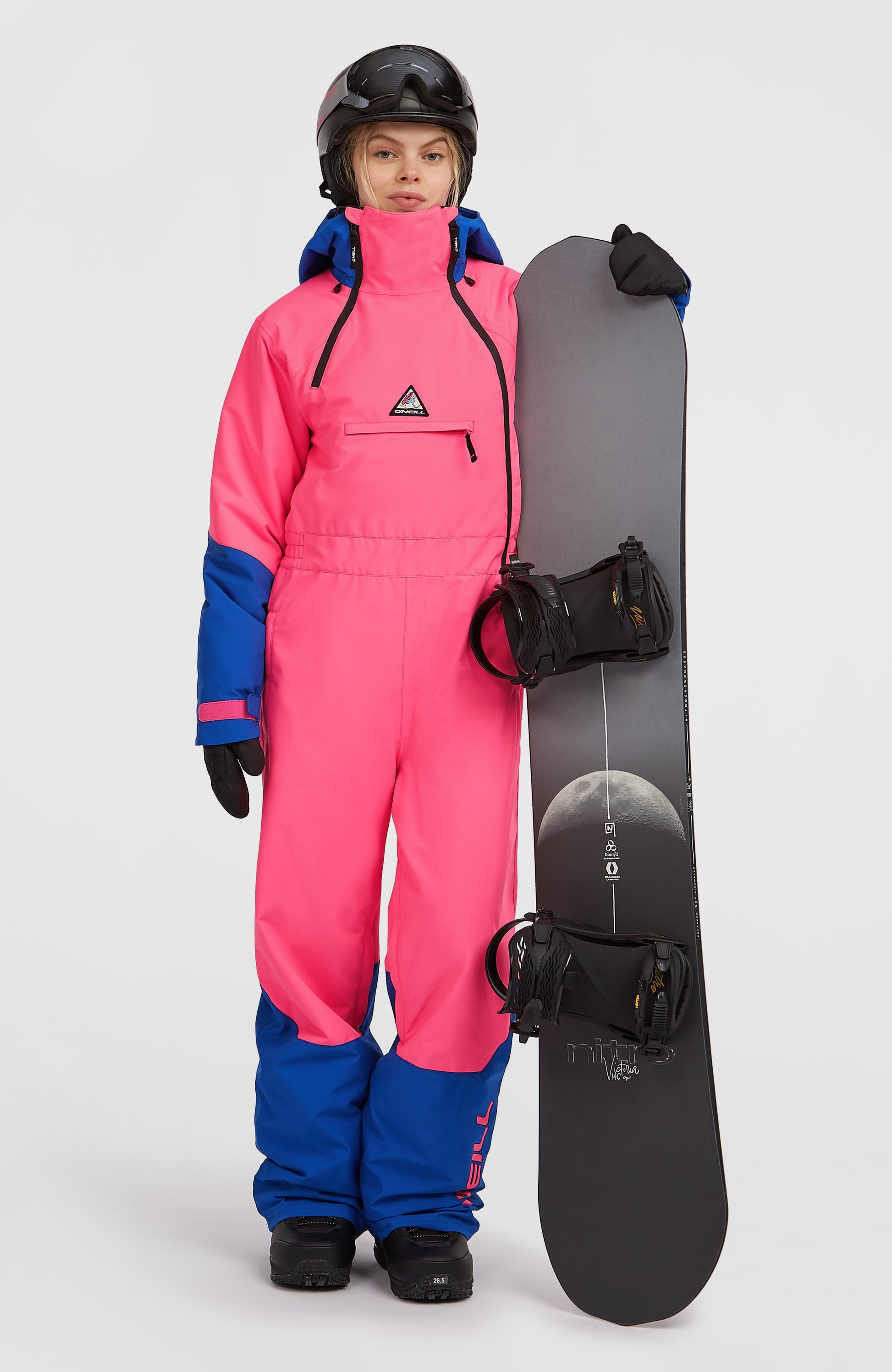 FWC'Play Snowsuit Women Skater Pink Colour Block