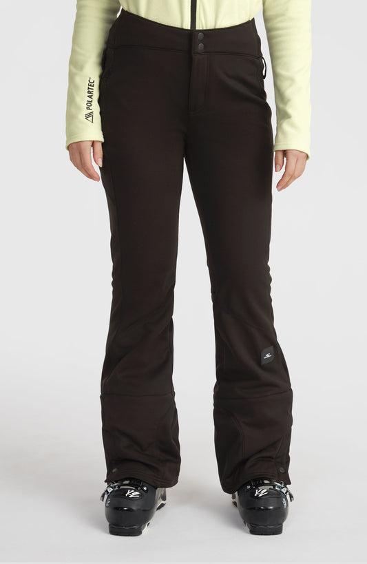 Blessed Softshell Hybrid Skinny Snow Pants Women Black Out