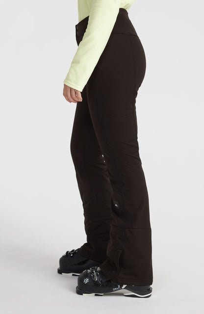 Blessed Softshell Hybrid Skinny Snow Pants Women Black Out