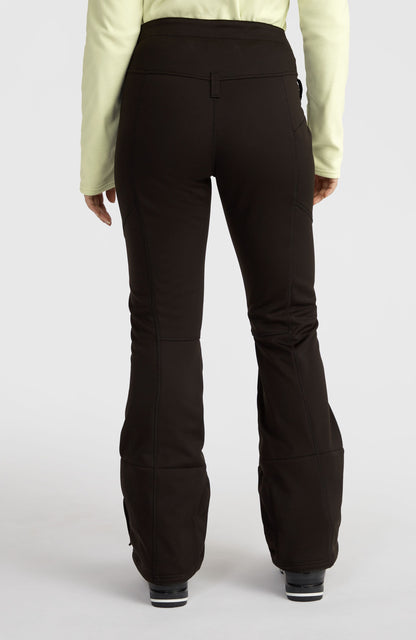 Blessed Softshell Hybrid Skinny Snow Pants Women Black Out