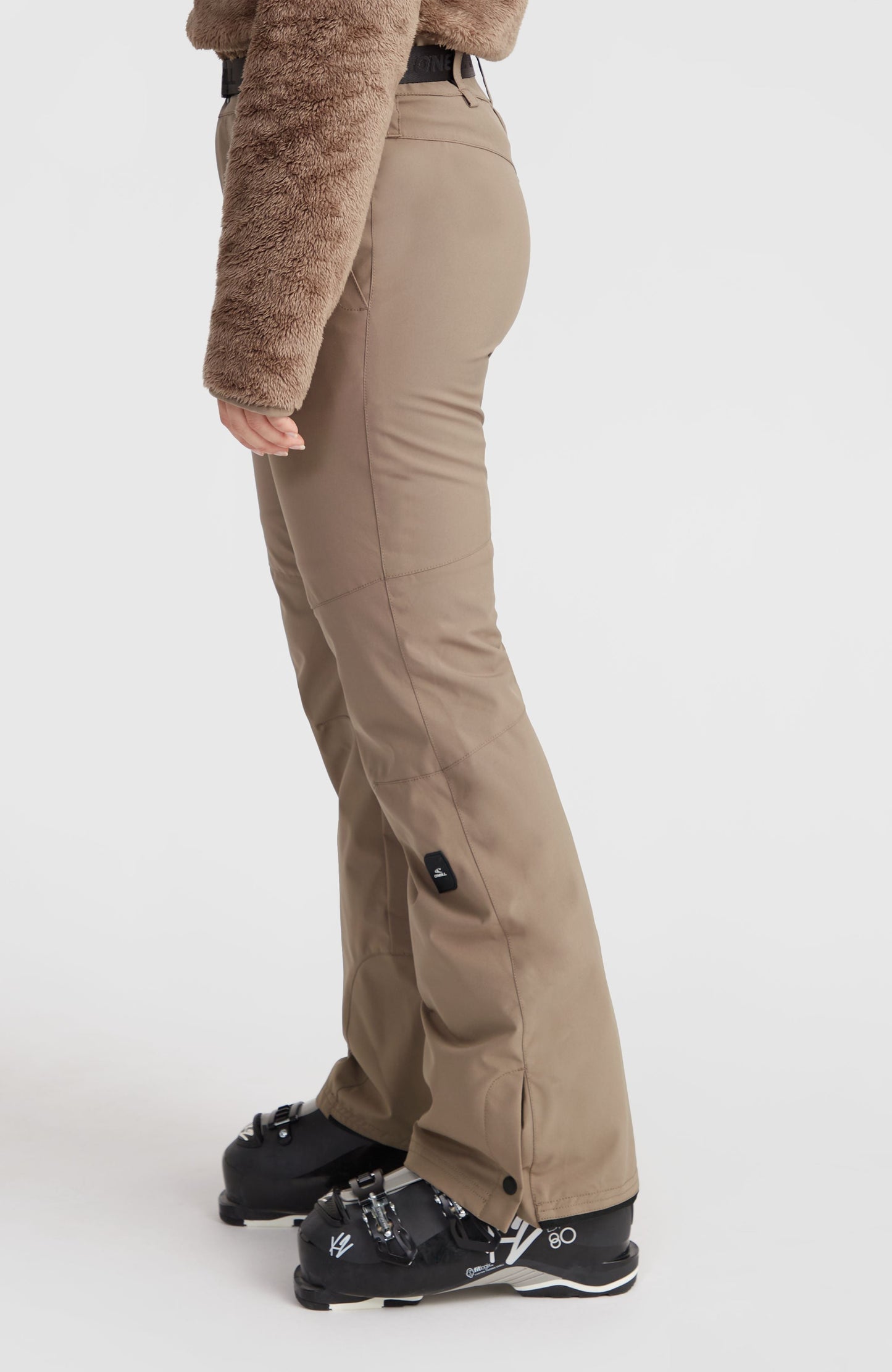 Star Slim Snow Pants Women Concrete