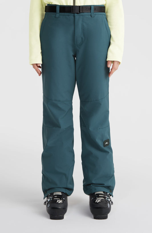 Star Slim Snow Pants Women Alma Steel