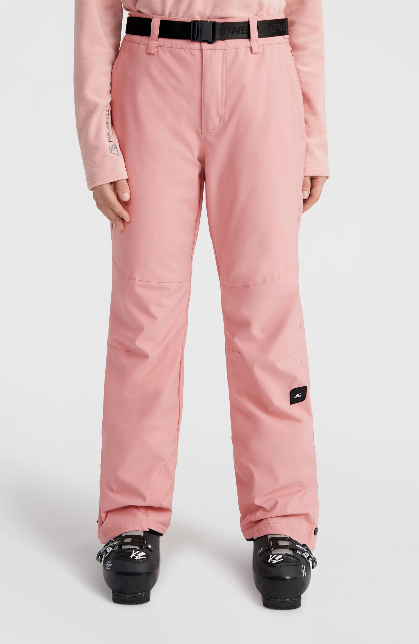 Star Slim Snow Pants Women Genuine Pink