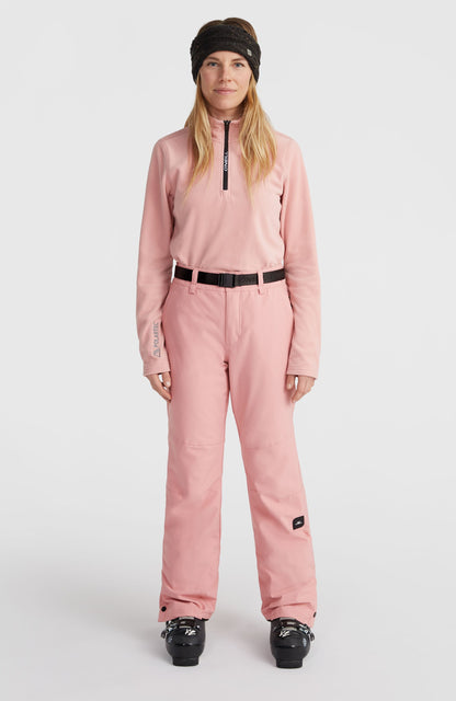 Star Slim Snow Pants Women Genuine Pink