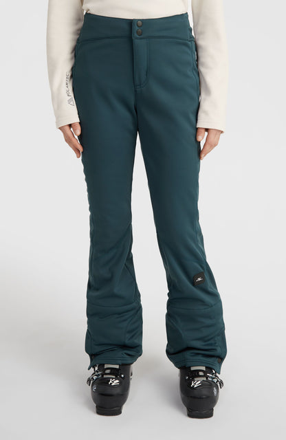 Blessed Softshell Hybrid Skinny Snow Pants Women Alma Steel