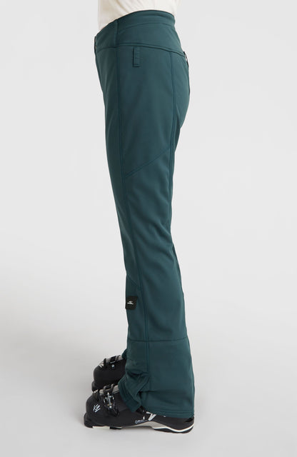 Blessed Softshell Hybrid Skinny Snow Pants Women Alma Steel