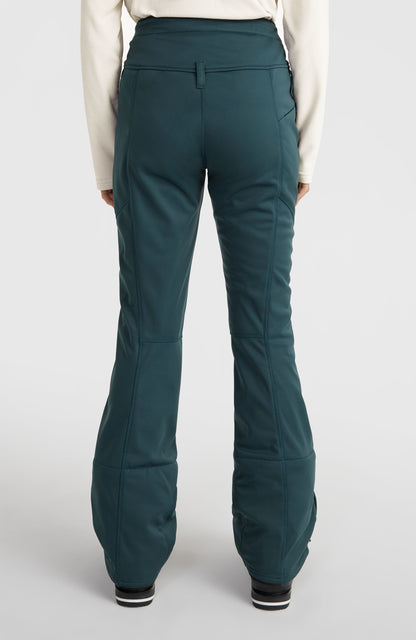 Blessed Softshell Hybrid Skinny Snow Pants Women Alma Steel