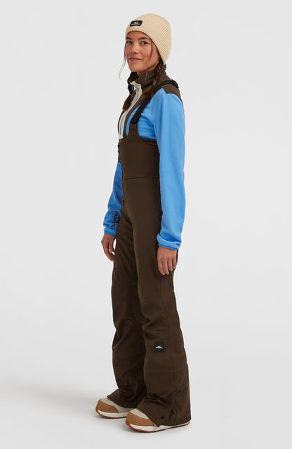 FWC'Cruz Softshell Suspender Snow Pants Women Coffee Bean