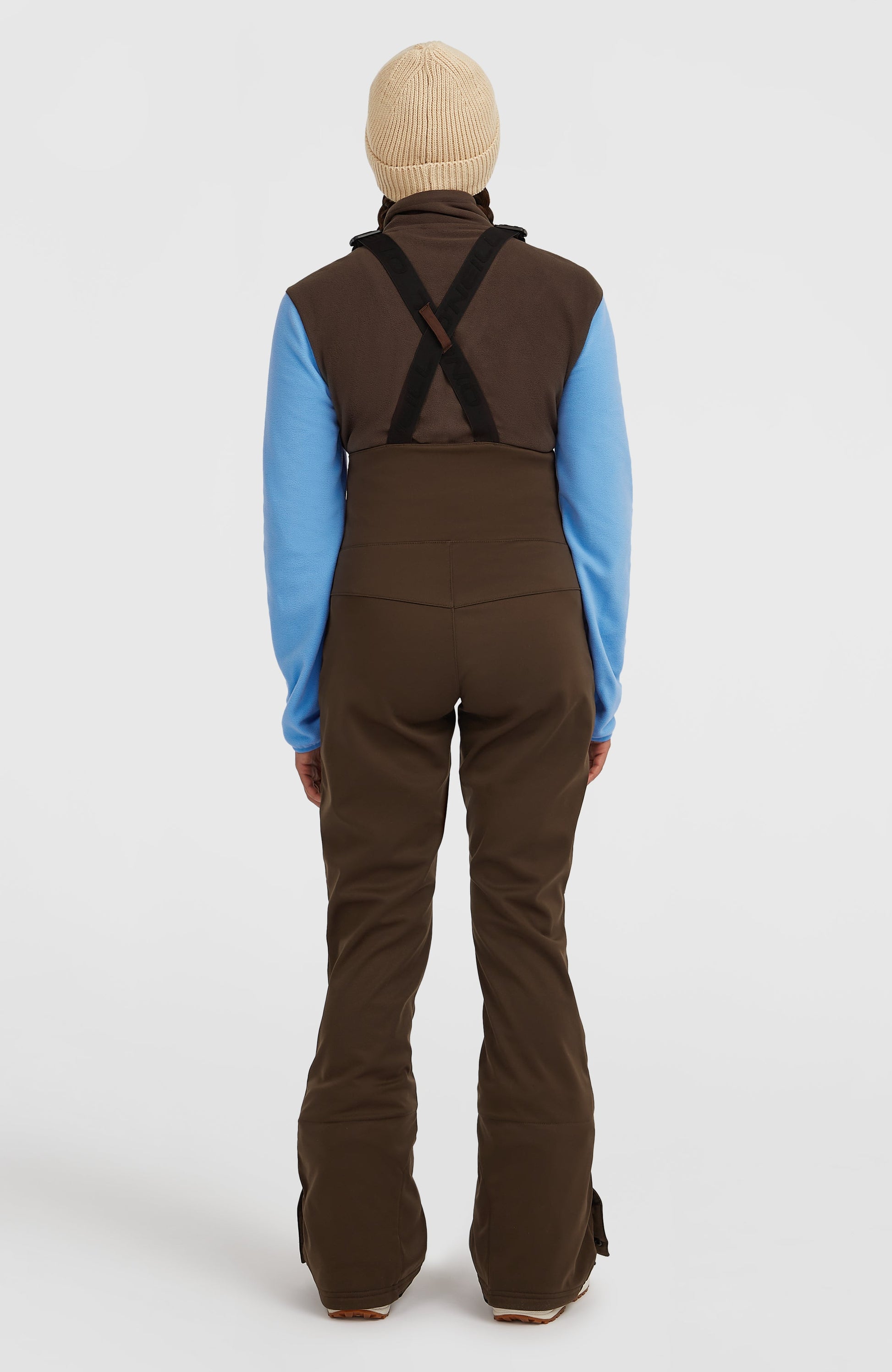 FWC'Cruz Softshell Suspender Snow Pants Women Coffee Bean