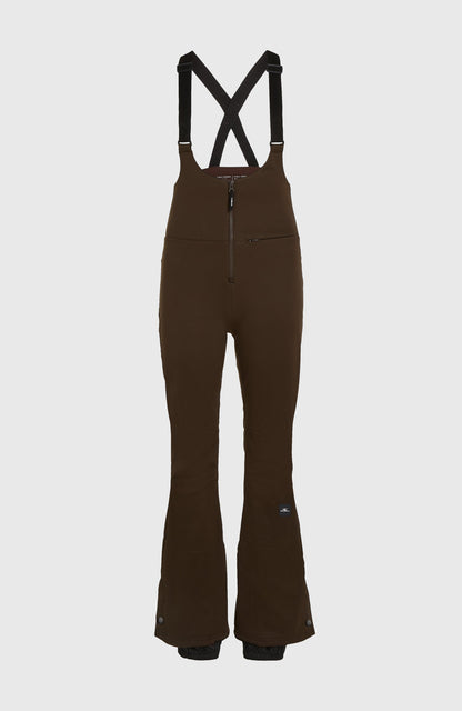 FWC'Cruz Softshell Suspender Snow Pants Women Coffee Bean