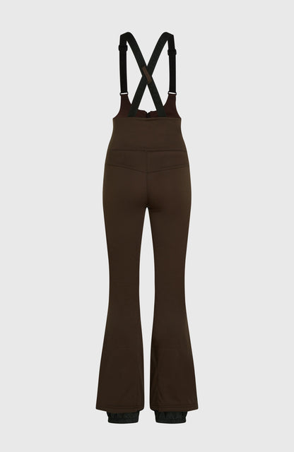 FWC'Cruz Softshell Suspender Snow Pants Women Coffee Bean