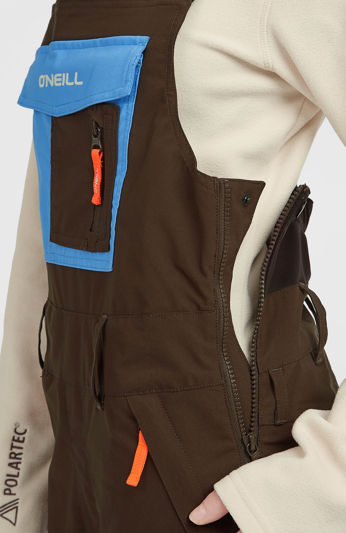 FWC'Peak Bib Snow Pants Women Coffee Bean Colour Block