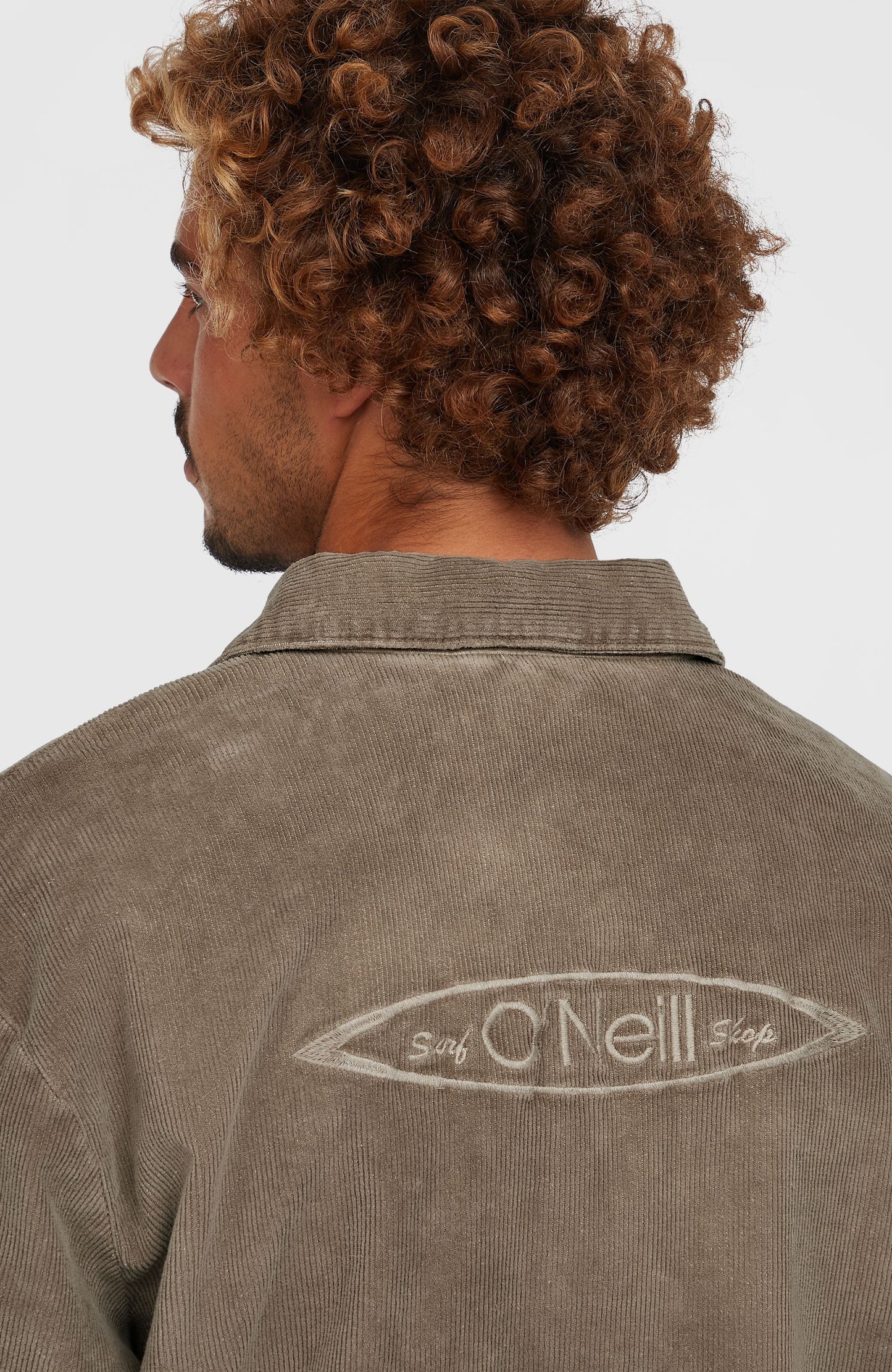 Cord Coach Jacket Men Pure Cashmere