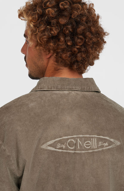 Cord Coach Jacket Men Pure Cashmere
