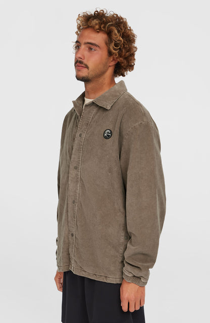 Cord Coach Jacket Men Pure Cashmere