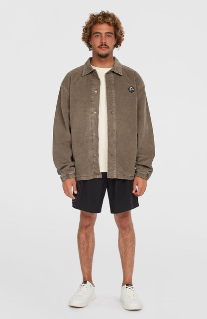 Cord Coach Jacket Men Pure Cashmere