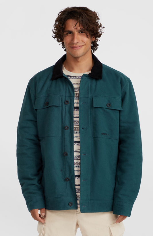 Fleece-Lined Jacket Men Alma Steel
