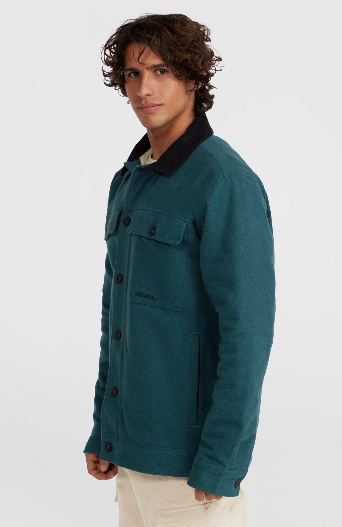 Fleece-Lined Jacket Men Alma Steel
