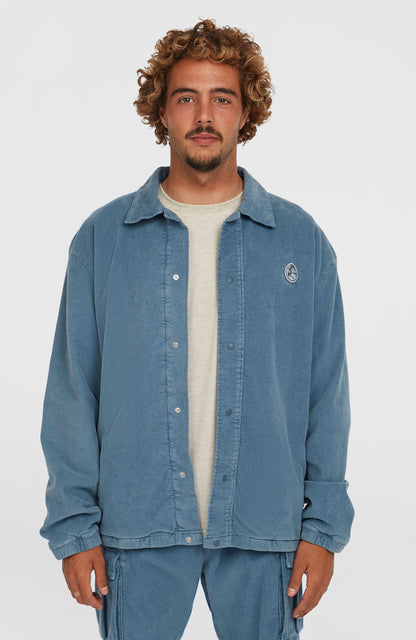 Cord Coach Jacket Men Copen Blue