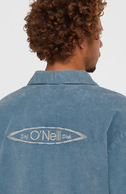 Cord Coach Jacket Men Copen Blue