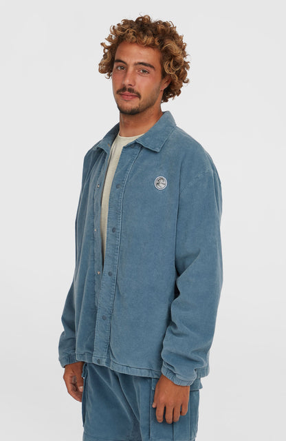 Cord Coach Jacket Men Copen Blue