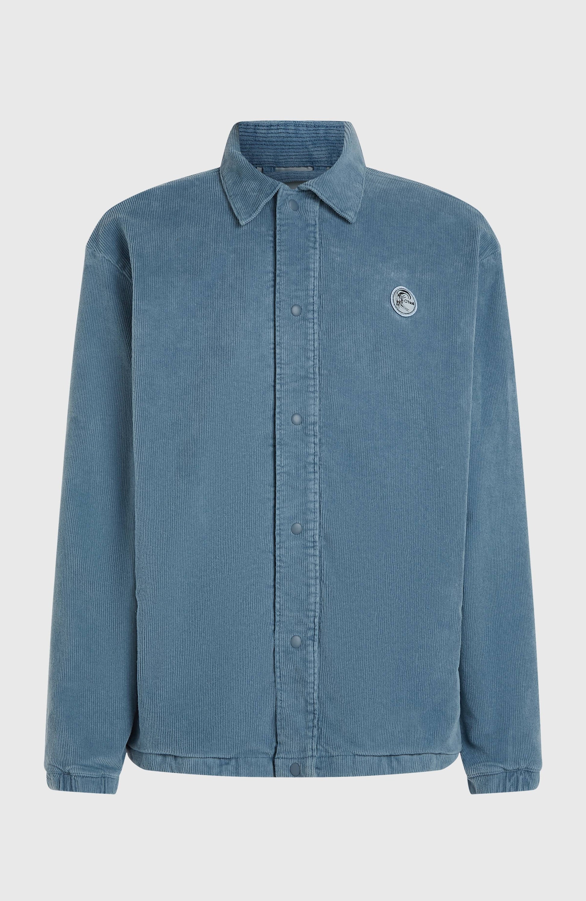 Cord Coach Jacket Men Copen Blue